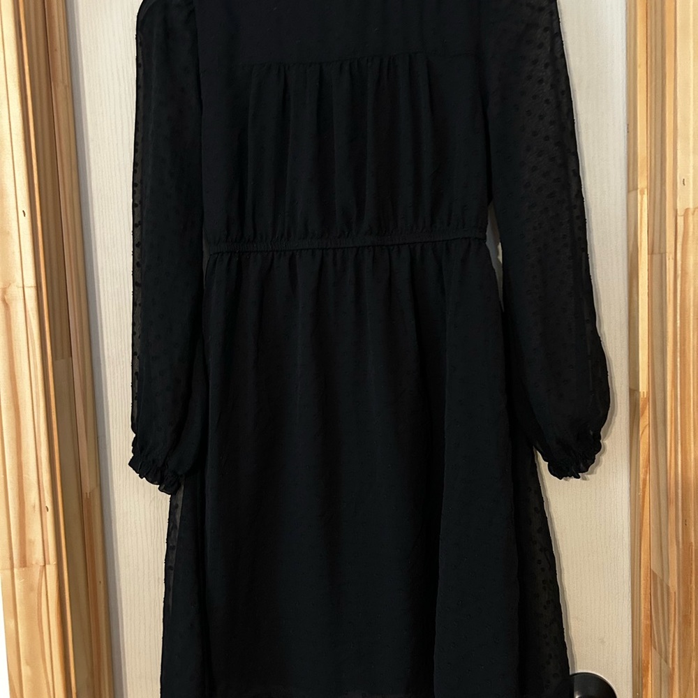 Wonder Nation Black Ruffled Girls Dress
